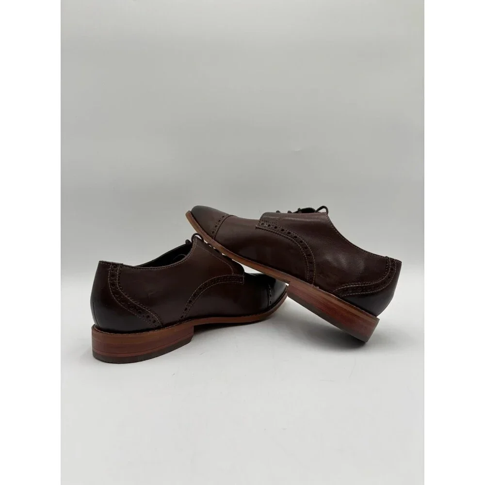 Florsheim CASTELLANO CPOX Men's NEW Leather Oxford Shoe Brown US Size 8 3E